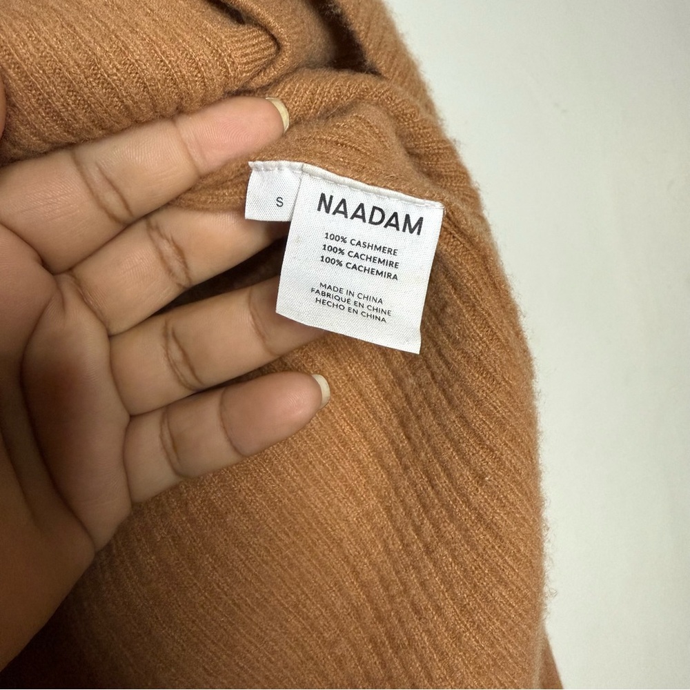 NAADAM Cashmere Ribbed Cardigan - Picture 5 of 6